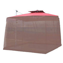 Zanzariera Ombrellone Ombrellone da Patio Schermo a Rete Resistente ai Raggi UV Zanzariera Gazebo Zanzariera Copertura a Rete per Patio Tavolo Ombrello Mobili da Ponte Copertura in Rete