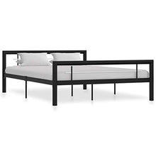 SKM Giroletto Nero e Bianco in Metallo 140x200 cm