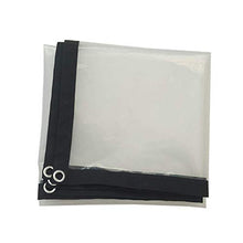 MTYLX Teloni, Multiuso Incatramata-Incatramata Grommetted Trasparente, Impermeabile Addensare Panno Di Plastica, Panno Isolante per Finestra Balcone, 120G,3X7M