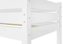 Erst-Holz Letto a Castello Bianco Anche per Adulti 80X200 nicchia 80cm divisibile 60.16-08WT80