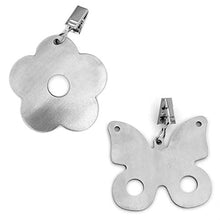 Hemoton 4 Pezzi Clip per Tovaglia Pesi Decorativi in Acciaio Inox Clip da Tavolo da Picnic per La Casa Picnic Barbecue Festa di Nozze Tovaglia da Picnic Morsetti Stile Casuale