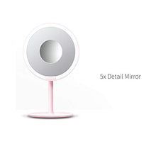 Specchio di Trucco Illuminato a LED con Magnete Detail Magnifier Eyeshadow Pore Allargazione Specchio ingranditore con Staffa
