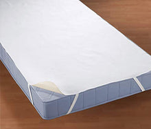 Biberna 808315-001-140 Coprimaterasso impermeabile a mollettoni 100x200 cm colore: Bianco