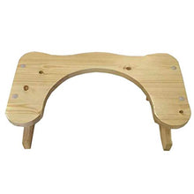 SJB Sgabello da Bagno accovacciabile in Legno massello Antiscivolo - Adatto per Bagno di Famiglia Sgabello da Cucina Multifunzionale per Anziani Donne Incinta Multifunzione Creative