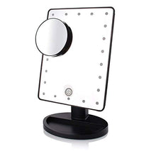 BD.Y Specchi per Trucco Specchio Pieghevole a LED Naturale a 360 Gradi 10X Specchio Pieghevole Rotante Specchio ingranditore Flessibile