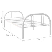 SKM Giroletto Bianco in Metallo 90x200 cm (23.2kg)