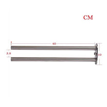 ZUNTO Bagno Porta Salviette da Parete Acciaio Inox Portasciugamani 40cm 2 Bracci