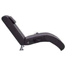 vidaXL Sdraio Massaggio con Cuscino Ergonomica Imbottita Comoda Design Moderno Funzione Massaggio Lettino Chaise Longue Poltrona Marrone in Similpelle