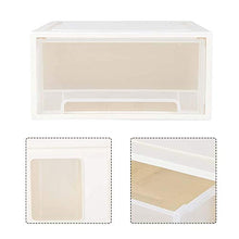 Contenitori impilabili,Scatole di immagazzinaggio del Guardaroba dell'organizzatore del cassetto di plastica,Cesto portaoggetti Make-up Organizzatore Trasparente Multi-Cassetto,42.3 x 45.5 x 20.5cm