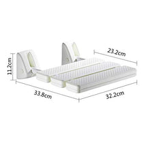 AYHa Bagno sgabello bianco corridoio d'ingresso Bagno sgabello pieghevole sgabello da doccia servizi igienici sgabello da bagno anziani sedia della sede di doccia a parete Sgabello