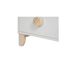 Générique - Cassettiera XO con 4 cassetti, colore: Bianco naturale