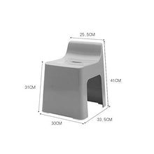 LYP Sedia Comoda per Anziani Addensare Plastica Antiscivolo Sgabello da Bagno Bagno Doccia Sgabello (Color : Red)