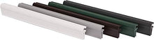 Thermoplast® - 2 clip di fissaggio per strisce frangivista, 19 cm x 20 pezzi, verde RAL 6005