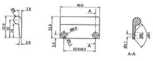 livingpoint24® Maniglia Mobile Maniglia Armadietto a Specchio Ba 32 mm Cromato Maniglia Mobile *514
