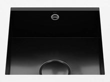 Dornbracht 38400002 - Lavabo da cucina in acciaio smaltato, colore: Nero lucido