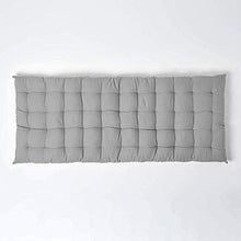 Deulxt EU - Cuscino per panca da giardino con 2 3 posti, spessore 8 cm, per interni ed esterni, per panca da giardino (110 x 40 cm, grigio)