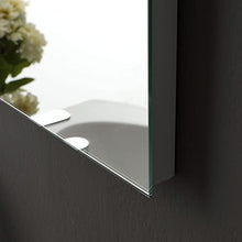 Kiamami Valentina MOBILE BAGNO CON LAVABO SOSPESO GRIGIO LUCIDO SPECCHIO RETTANGOLARE | RIVA
