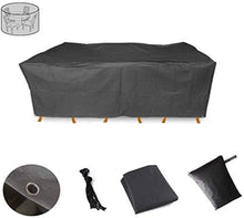 YULIAN 250x250x90cm Copertura per mobili da Giardino Impermeabile, Copertura di mobili da terrazza, Tessuto da 210D Tessuto Oxford Tessuto da Giardino mobili da Giardino cubo Custodia in ra.