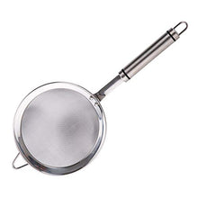UPKOCH Filtro scrematrice Olio Filtro in Acciaio Inox colino setaccio Filtro zuppa Filtro con Filo da Cucina attrezzo da Cucina 3 Pezzi
