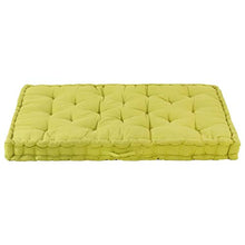 Festnight Cuscino per Pallet e Pavimento in Cotone Cuscino Sedile per Divano 120x80x10 cm per Arredamento da Giardino Colore Azzurro/Blu Chiaro/Verde/bordò/Grigio