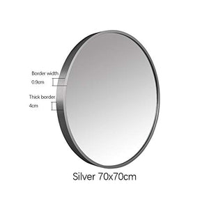 Zhao Li Specchio da Bagno Specchio Specchio in Lega di Alluminio Specchio per Bagno Specchio Rotondo Specchio per Il Trucco Specchio per Il Trucco Specchio per Il Trucco a Parete Grande Specchio