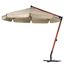 PiuShopping OMBRELLONE da Giardino Esterno DECENTRATO PALO Laterale in Legno 3X3 300X300