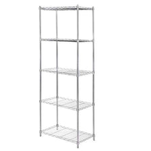 Scaffali in Piedi, scaffali in Metallo a 5 Ripiani Scaffalatura portaoggetti Scaffale da Cucina Indipendente Scaffale da Cucina per spazi Stretti Soggiorno Camera da Letto Corridoi