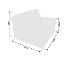 Natalia Spzoo Materasso pieghevole per ospiti 200 x 70 x 10 cm in diversi colori cotone (008)