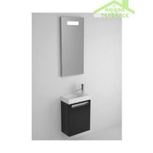 Kit Mobile lavabo RIHO & SLIMLINE SET 65 in legno laccato satinato, 80 x 38 a 60,5 cm