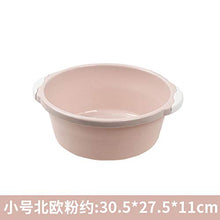 LIMMC bacinella di plastica lavabo Domestica Grande Spessore Rotonda lavandino Rosa Blu Lavare Piccolo Bacino, m Colore Rosa