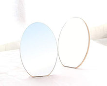 WM Specchio Specchio di Vanità Specchio di Legno Semplice Grande Specchio di Trucco del Desktop Specchio di Trucco Portatile di Legno mirror-10.27