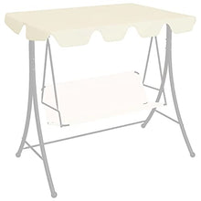 vidaXL Baldacchino per Dondolo Giardino Rosso Vino 226x186 cm 270 g/m²