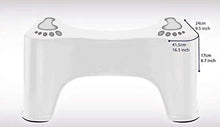 Healthy Toilet Pro Sgabello Servizi Igienici fisiologico per WC Bagno - Altezza 17 cm - Bianco