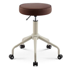 SXRDZ Hair Salon rotante lavoro Sgabello, rotonda seduta in pelle idraulico regolabile in altezza di rotolamento girevole Sgabelli con le rotelle, for un massaggio a viso Ufficio Tatuaggio Medical Sga