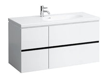 Laufen Palomba Mobiletto per lavabo 814806, Senza Base, 4 cassetti, 575x1185x495, colorazione: Ciliegio Vermont Scuro - H4073041802221