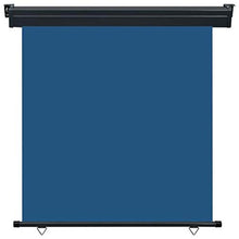 vidaXL Tenda laterale da balcone blu 170x250 cm