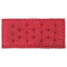 FAMIROSA Cuscino per Pallet e Pavimento in Cotone 120x80x10 cm bordò