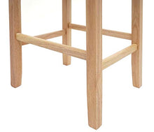 Mendler Coppia sgabelli HWC-C33 Lounge Legno Tessuto - Grigio Chiaro Piedi Chiari