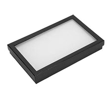 Roberee Scatola portaoggetti - Scatola portaoggetti Porta Gioielli Floccato a 36 Scomparti Scatola portaoggetti per Orecchini Pendenti Organizer(Bianca)