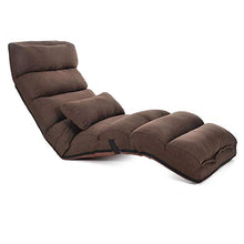 Pieghevole Imbottito Piano Sedia Camera da Letto di Copertura in Camera della Ragazza Poltrona Multi-Speed Adjustment Singolo Sdraio Staccabile Panno
