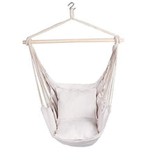 VSander Giardino Amaca Sedia Portatile di Viaggio Camping Home Hanging Hammock Altalena da Interni Esterni Amache Sedia con 2 Cuscini