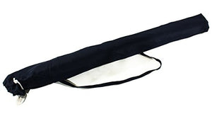 Ombrellone Alluminio 220 Camino Antivento Stecche FIberglass Spiaggia Mare Lido Blu