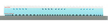 MENTOR - Materasso Memory Med H2 Matrimoniale 160x190 Dual Physio Med DISP. Medico DETRAIBILE H20, 5 cm di Memory Onda a Sette Zone di portanza differenziata, sfoderabile e Lavabile.