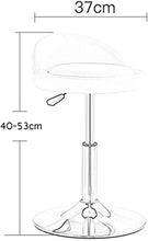 JYV. Sollevare Sgabello Alto, Sedia Girevole, Sedia da Salotto, (40-53 cm) (Size : Black)