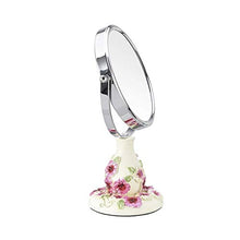 Hancoc. Specchio Trucco Vintage, Specchio 360 °;Supporto Girevole, Ingrandimento 1X E 3X, Specchio Cosmetico Rotante Doppio Laterale Doppio Rotante