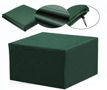 N / A mobili Pioggia Copertura Esterna del Giardino Coperchio di Protezione della Pioggia Impermeabile Oxford Vimini Divano da Giardino Patio Stretto Neve Nera, 230x110CM