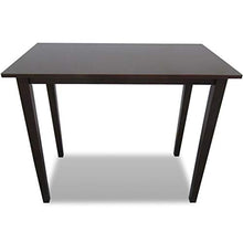 vidaXL Tavolo da Bar in Legno Marrone Tavolino Tavolinetto Cucina Sala Arredo