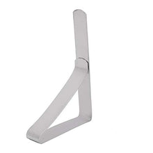 Telituny Clip da Tavolo Clips-4pcs Clip per Copri tovaglia Grande Morsetti per tovaglia Antiscivolo in Acciaio Inossidabile 10.5 * 7cm