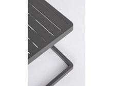 Tavolino Konnor 40x40 Antracite Cx23 Bizzotto cod.0662289