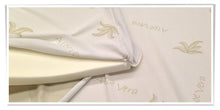miasuite i sogni italiani Topper CORRETTORE in MEMORYFOAM per Materasso Singolo 90x200 Altezza 3 CM SFODERABILE Aloe Vera